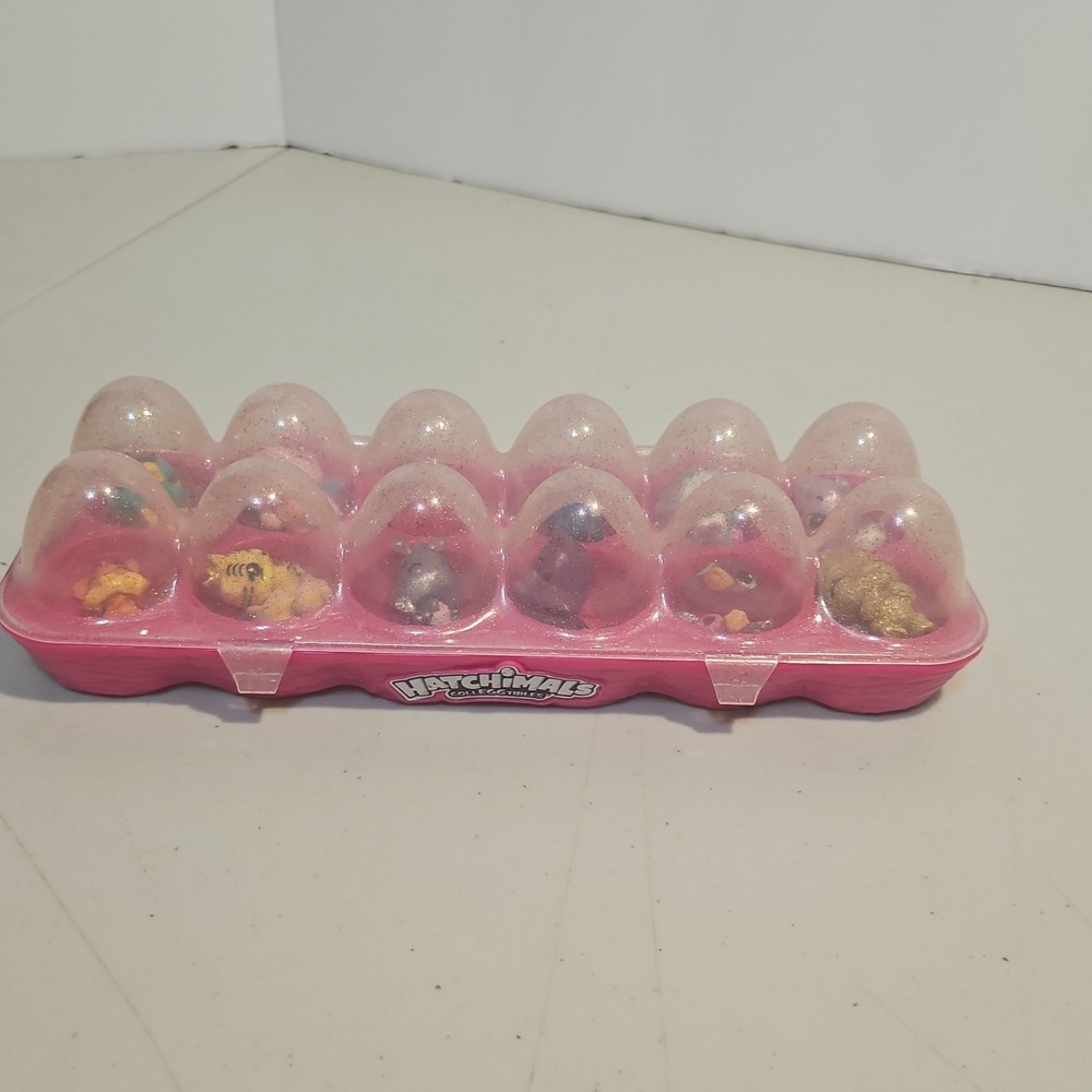 Hatchimals Colleggtibles 13 Pack Pink Egg Carton Tray Assorted Figurines Lot - Picture 5 of 5